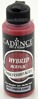 Akrüülvärv Hybrid Cadence h-053 crimson red 70 ml  ― VIP Office HobbyART