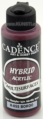 Акриловая краска Hybrid Cadence h-055 bordeaux 70 ml  ― VIP Office HobbyART