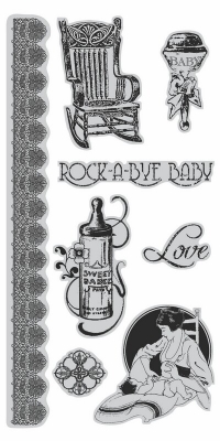 Little Darlings 3 Cling Stamp Sets