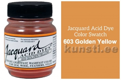 Кислотные порошковые красители Jacquard Acid Dye 603 14g золотисто-желтый ― VIP Office HobbyART