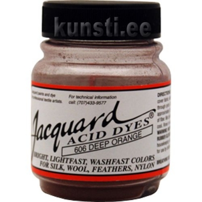 Кислотные порошковые красители Jacquard Acid Dye 606 14g тёмный оранжевый ― VIP Office HobbyART