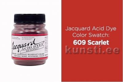 Кислотные порошковые красители Jacquard Acid Dye 609 14g алый ― VIP Office HobbyART