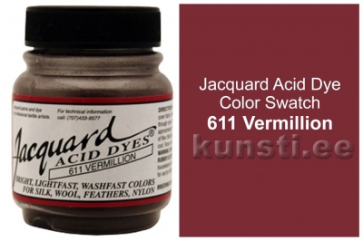 Кислотные порошковые красители Jacquard Acid Dye 611 14g киноварь ― VIP Office HobbyART