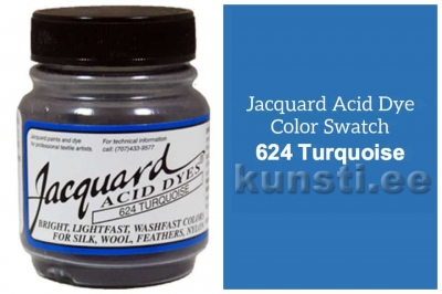 Кислотные порошковые красители Jacquard Acid Dye 624 14g бирюзовый ― VIP Office HobbyART