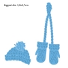 Die Marianne Design Creatables LR0440 knitted hat and mittens