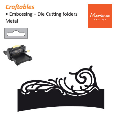 Marianne Design Craftables CR1276 Tiny's folding dies wave ― VIP Office HobbyART