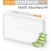 Мыльная основа белая 1 kg, Zeni Aloe Vera MAXI White