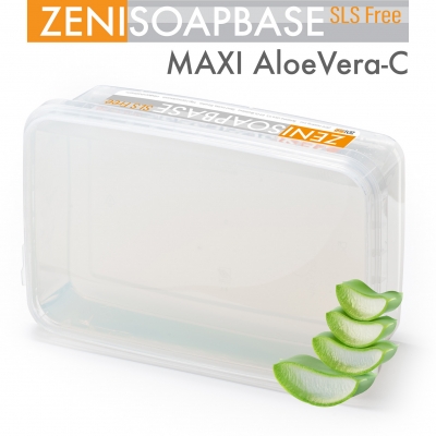 Мыльная основа прозрачная 1 kg, Zeni Aloe Vera MAXI Clear ― VIP Office HobbyART