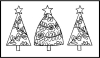 BH Christmas Trees Clear Stamp