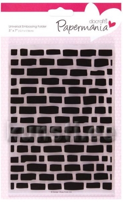Tekstuurplaat darice Xcut PMA 515201 - Brick Wall