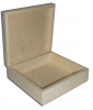 Wooden box 19 x 16.8 x 6.2cm