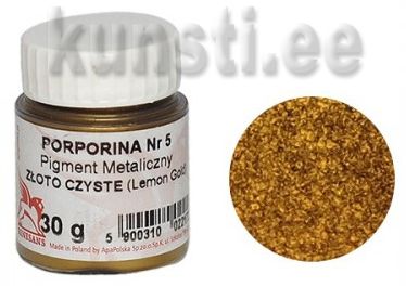 Порошок для затирания трещин и золочения, Porporina 5 Renesans Pure Gold 20 gr ― VIP Office HobbyART
