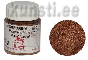 Порошок для затирания трещин и золочения, Porporina 7 Renesans Copper 20 gr ― VIP Office HobbyART