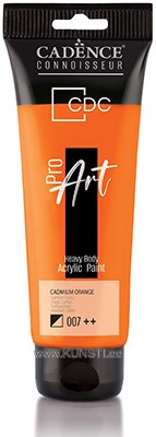 ProART heavy body Akrüülvärv PR-007 cadmium orange 120ml ― VIP Office HobbyART