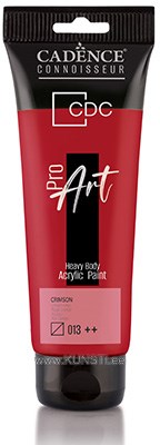 ProART heavy body Акриловая краска PR-013 crimson 120ml ― VIP Office HobbyART