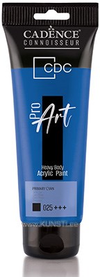 ProART heavy body Акриловая краска PR-025 primary cyan 120ml ― VIP Office HobbyART