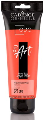 ProART heavy body Akrüülvärv PR-060 phosphorus orange 120ml ― VIP Office HobbyART