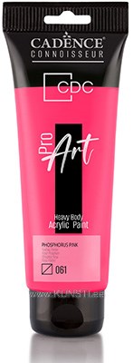 ProART heavy body Acrylic paint PR-061 phosphorus pink 120ml ― VIP Office HobbyART