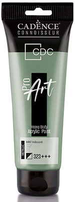 ProART heavy body Acrylic paint Metallic Iridescent PRM-323 mint 120ml ― VIP Office HobbyART