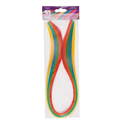 Ленточки для квиллинга комплект 3mm Paper Strips (100pcs) - Brights (5 Colours) ― VIP Office HobbyART