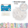 Bracelet loops S-clips x50