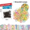 Bracelet loops x300 + S-clips x12 gio - dark