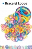 Bracelet loops bead style x150 + S-clips x6 assorted opaque