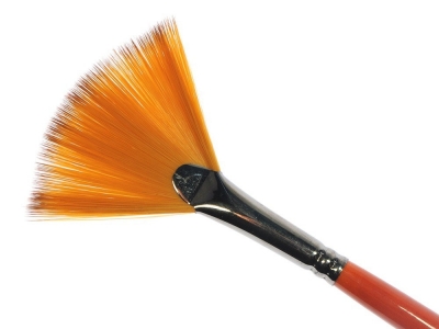 Synthetic brush, fan 1097FN № 10 ― VIP Office HobbyART