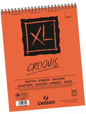 Canson XL Croquis sketch album A5 90g, 60 sheets ― VIP Office HobbyART