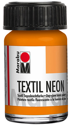 Textile Paint Marabu-Textil Neon 324 15ml neon-orange ― VIP Office HobbyART