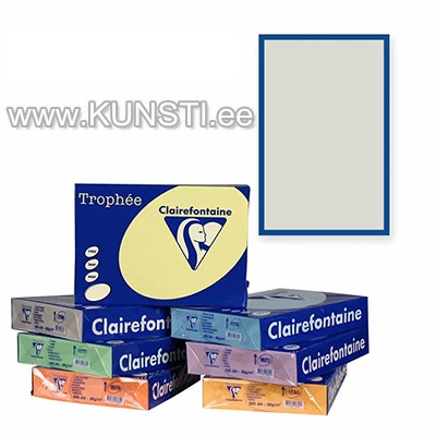 Clairefontaine Trophee paber A4 210x297mm 160gr 250l 1009 Steel grey ― VIP Office HobbyART