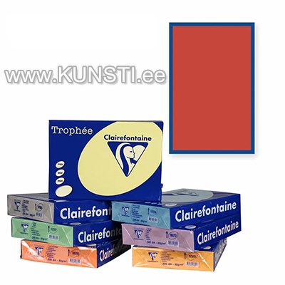 Clairefontaine Trophee paber A4 210x297mm 160gr 250l 1016 Intensive Red ― VIP Office HobbyART