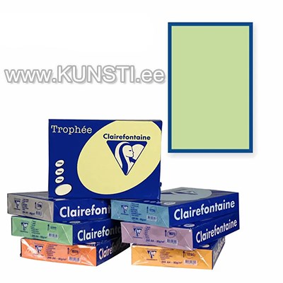 Clairefontaine Trophee paber A4 210x297mm 160gr 250l 1051 Pale Green ― VIP Office HobbyART