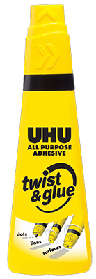 Клей UHU All purpose Twist & Glue 90мл ― VIP Office HobbyART