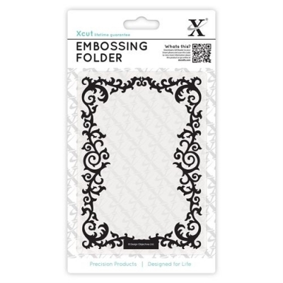 A6 Embossing Folder - Leafy Border ― VIP Office HobbyART