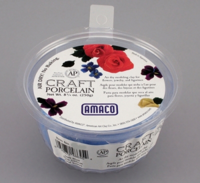 Amaco Craft Porcelain Clay 48655F 250gr ― VIP Office HobbyART