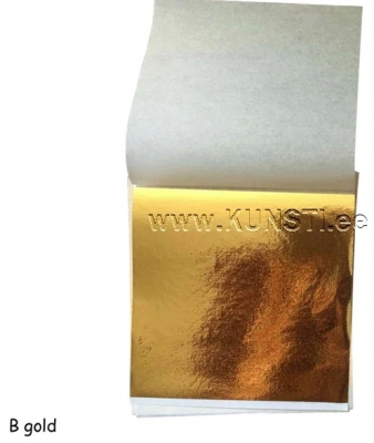 Kuld metalliseeritud foolium, B gold, 8.5x9сm, 100tk ― VIP Office HobbyART