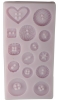 Silicone mould CE95105 Cernit buttons