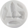 Silicone mould CE95116 Cernit plumes