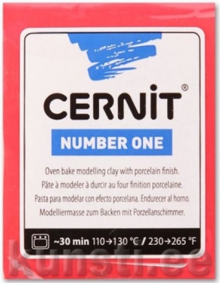 Полимерная глина Cernit Number One 400 red ― VIP Office HobbyART