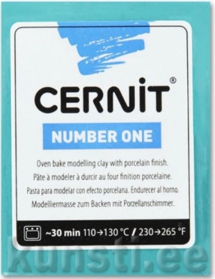 Polümeersavi Cernit Number One 676 turquoise ― VIP Office HobbyART