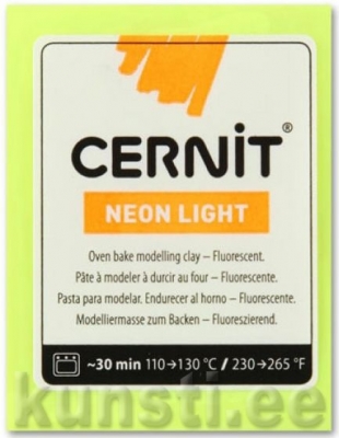 Polymer Clay Cernit Neon light 700 yellow ― VIP Office HobbyART