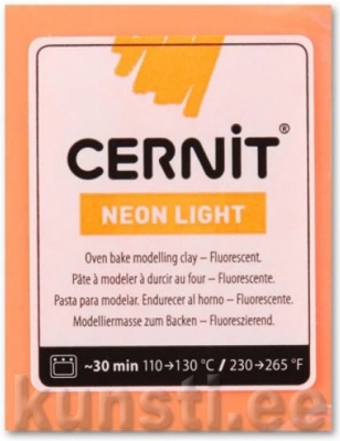 Polymer Clay Cernit Neon light 752 orange ― VIP Office HobbyART