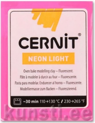 Polümeersavi Cernit Neon light 922 pink ― VIP Office HobbyART