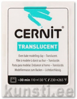 Polymer Clay Cernit Translucent 005 56gr transporent White ― VIP Office HobbyART