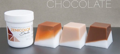 Прозрачные немигрирующие красители для мыльной основы ZENICOLOR SOLO Chocolate ― VIP Office HobbyART