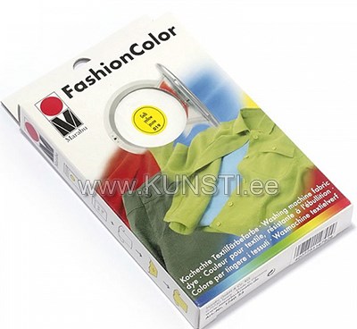 Краска для ткани Fashion Colour 30g+fiksaator 60g 019 yellow ― VIP Office HobbyART
