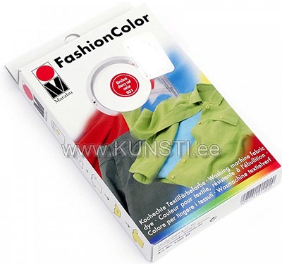 Краска для ткани Fashion Colour 30g+fiksaator 60g 031 punane ― VIP Office HobbyART