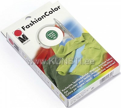 Краска для ткани Fashion Colour 30g+fiksaator 60g 068 dark green ― VIP Office HobbyART
