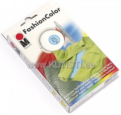 Краска для ткани Fashion Colour 30g+fiksaator 60g 090 light blue ― VIP Office HobbyART